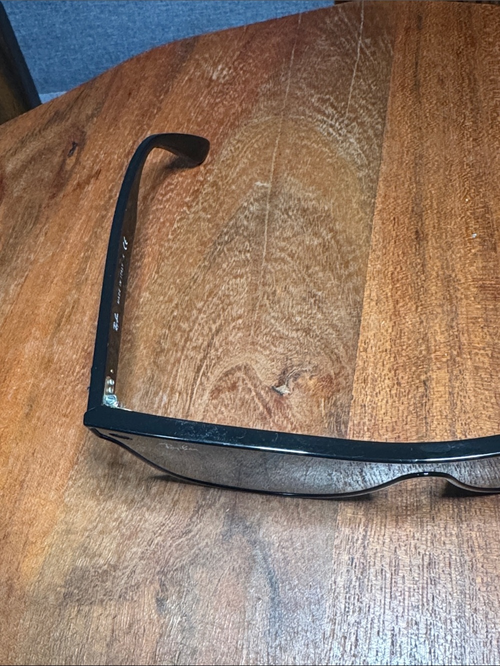 Ray-Ban Black Frame Sunglasses with Dark Lenses - Picture 2 of 12